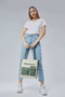 Zoozie Bags Bolsa Tote de Lona Verde